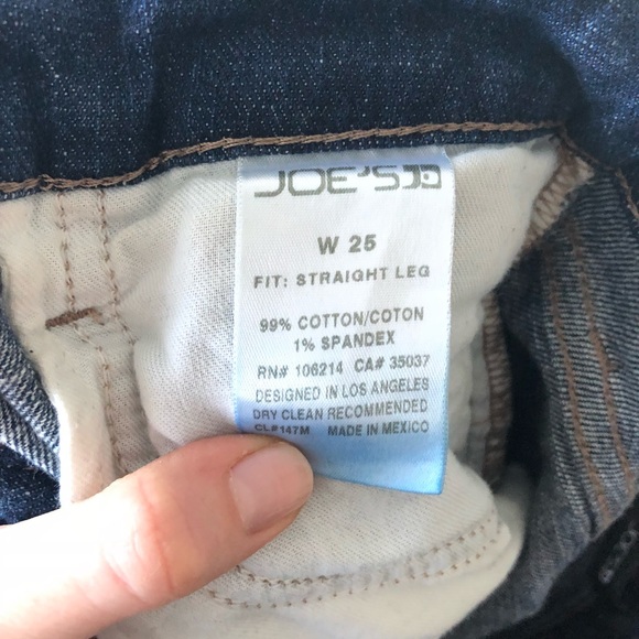 Joe’s Distressed Straight Leg Jeans - Picture 3 of 3